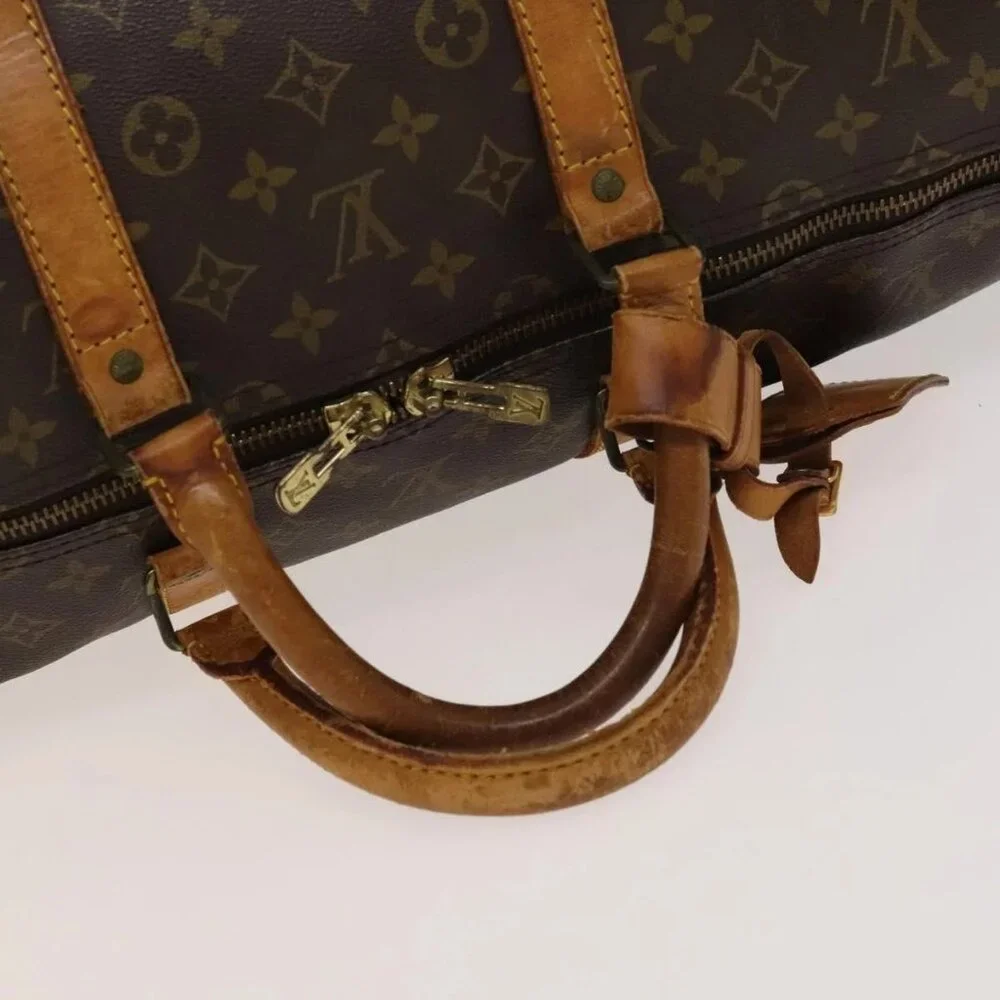 LOUIS VUITTON Monogram Keepall 55 Boston Bag M41424 LV Auth ar13669 - Picture 8 of 16